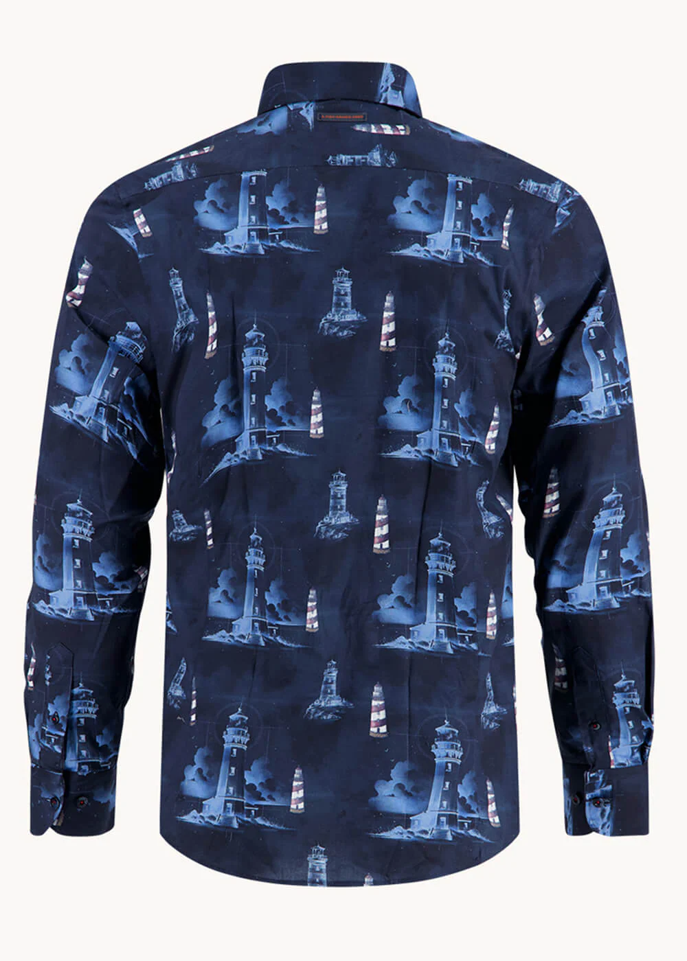 A Fish Named Fred Lighthouse Shirt Navy – Image 5