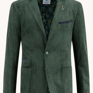 A Fish Named Fred Rib Corduroy Blazer Groen