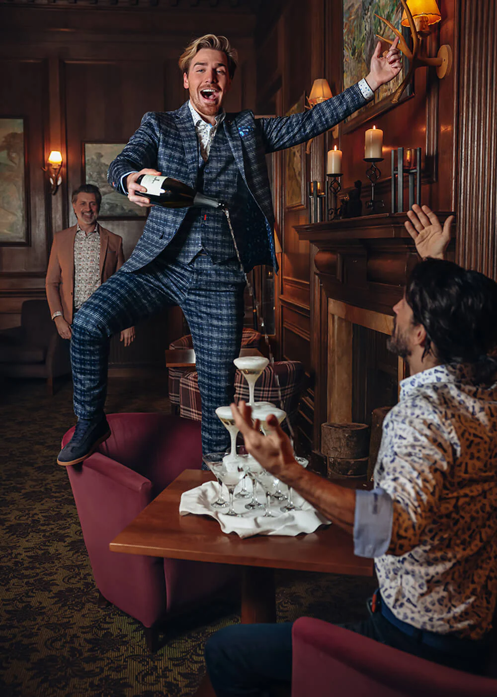 Gilet de Voyage A Fish Named Fred Bleu – Image 3