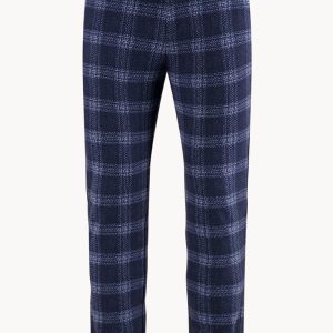 Pantalon à Carreaux de Voyage A Fish Named Fred Bleu