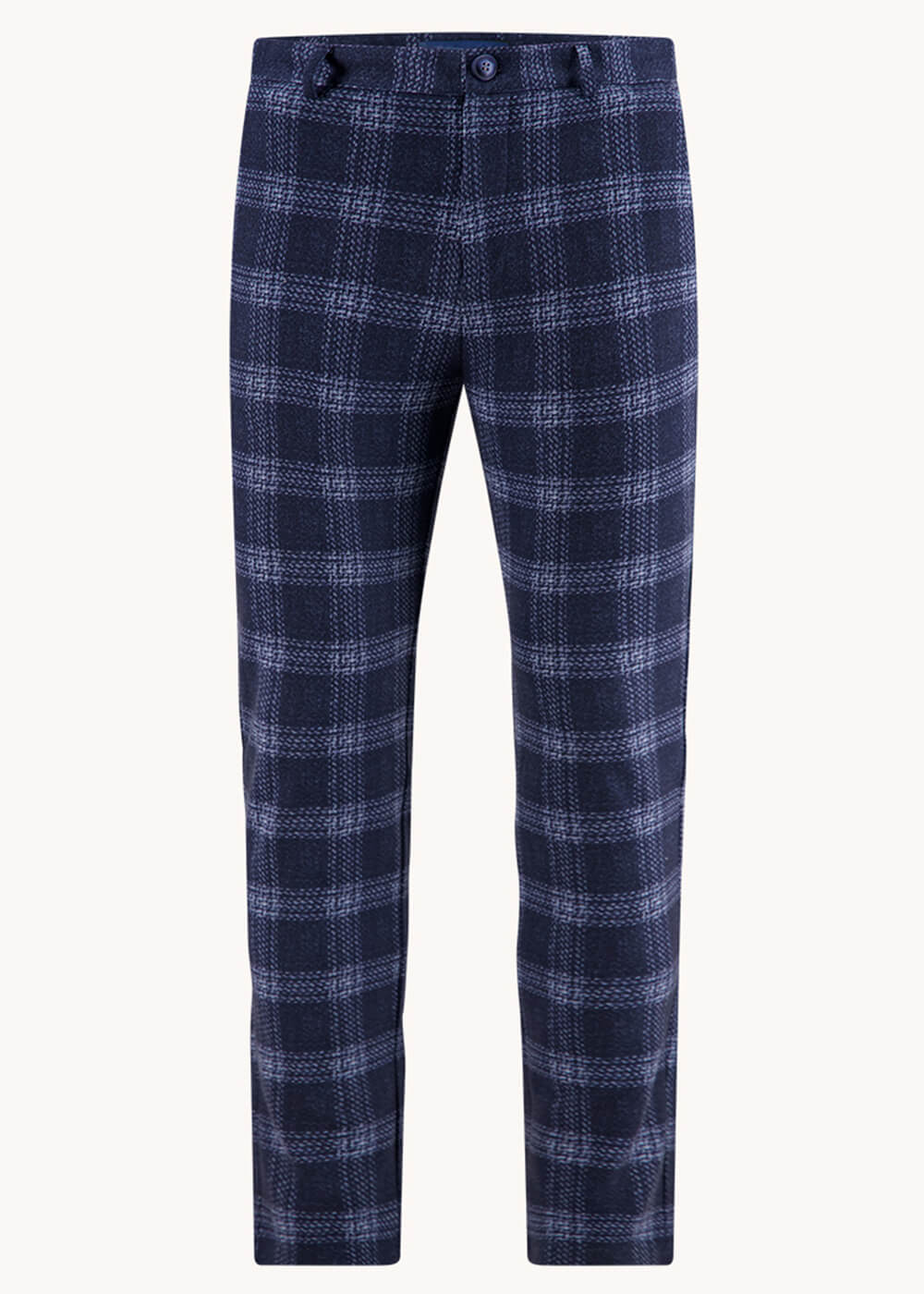 Pantalon à Carreaux de Voyage A Fish Named Fred Bleu – Image 2