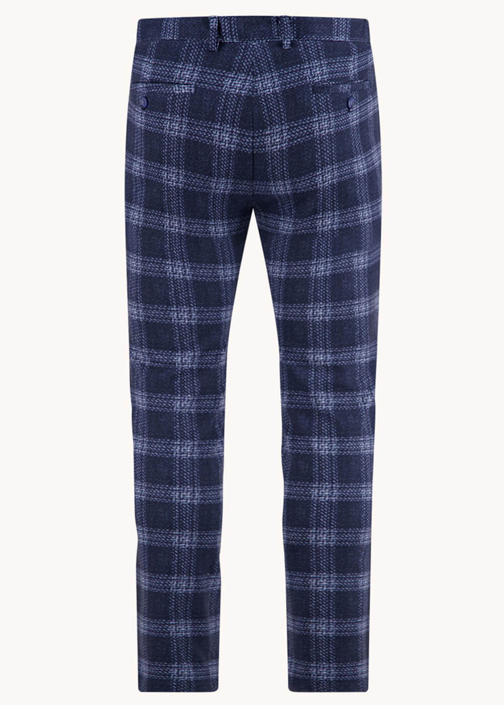 Pantalon à Carreaux de Voyage A Fish Named Fred Bleu – Image 4