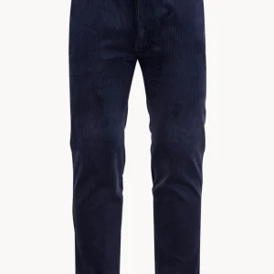 Pantalon en Corduroy Rayé A Fish Named Fred Navy