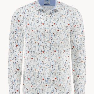 A Fish Named Fred Chemise Wild Flowers Multicolore