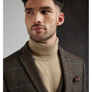 Antique Rogue Veste Herringbone Doyle pour Homme Marron Orange