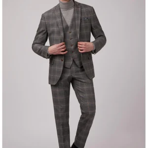 Antique Rogue Bailey Check Pantalon Broek Grijs