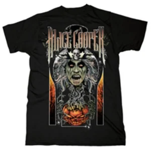 Band Shirts Alice Cooper I Am Halloween T-Shirt Zwart