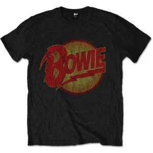 Band Shirts David Bowie Diamond Dogs T-Shirt Zwart