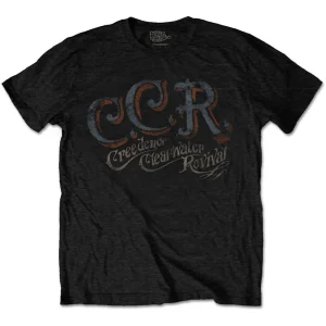 Band Shirts Creedence Clearwater Revival CCR T-Shirt Zwart