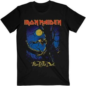 Band Shirts Iron Maiden Fear Of The Dark T-Shirt Zwart