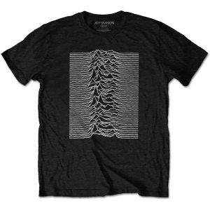 Band Shirts Joy Division Unknown Pleasures T-Shirt Zwart