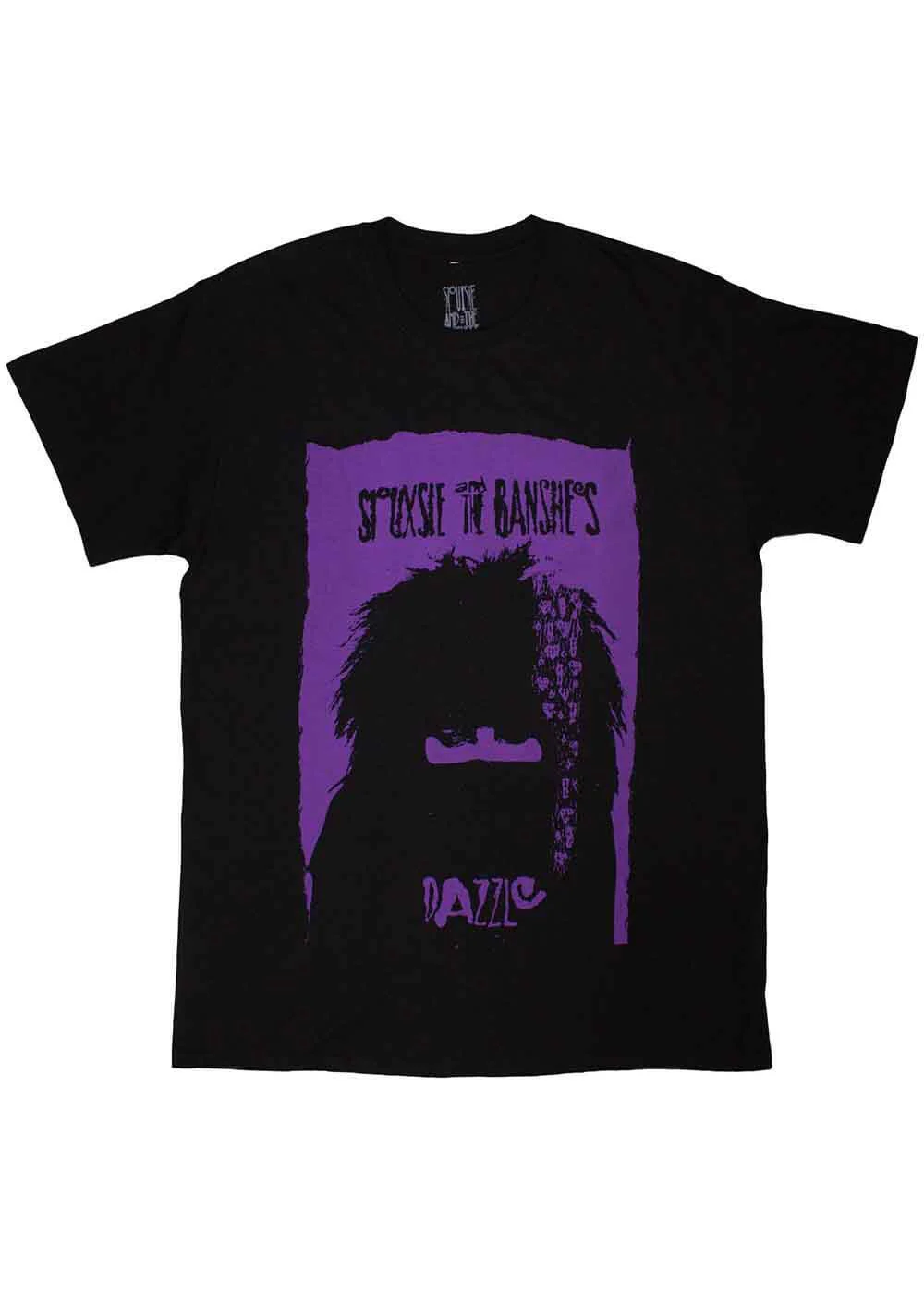 Band Shirts Siouxsie & The Banshees Dazzle T-Shirt Noir – Image 2