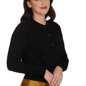 Banned Katie 50's Cardigan Noir