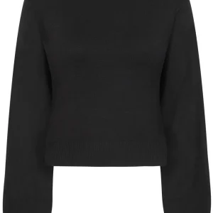 Banned Balloon Sleeve 70's Top Noir