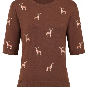 Pull Retro Ruby Cerf Doux de Banned