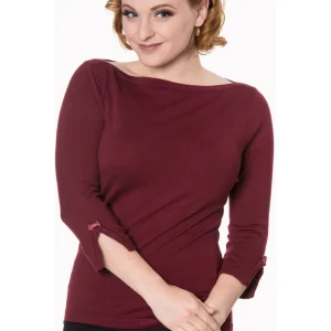 Banned Addicted 50's Pull Burgundy