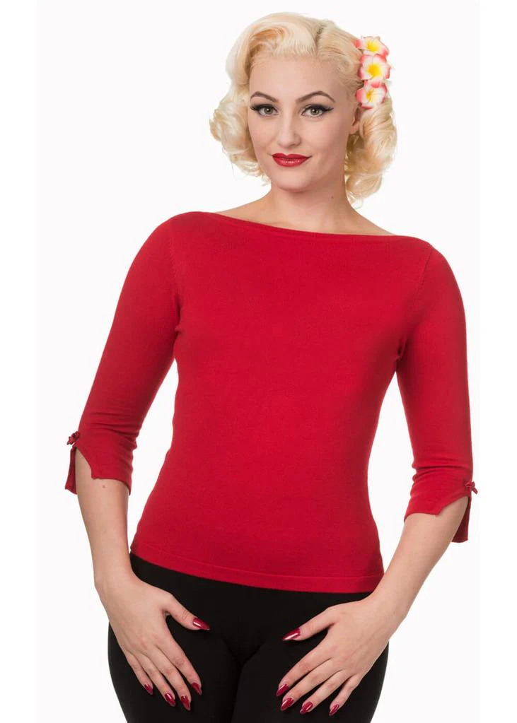 Banned Addicted Sweater Rouge – Image 2