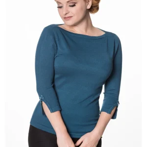 Banned Addicted Pull 50's Teal