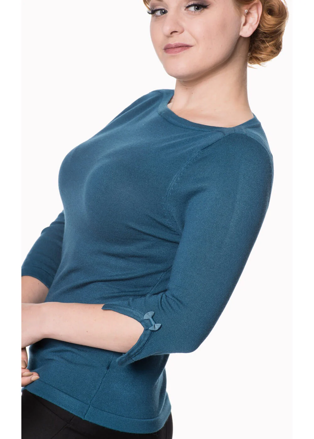 Banned Addicted Pull 50's Teal – Image 3