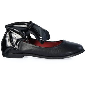 Banned Ballerines Noires de Nuit de Chauve-souris