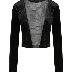 Banned Alternative Selvatrix Top Zwart