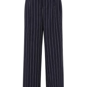 Banned Martha Sail Stripe Pantalon Années 40 Navy