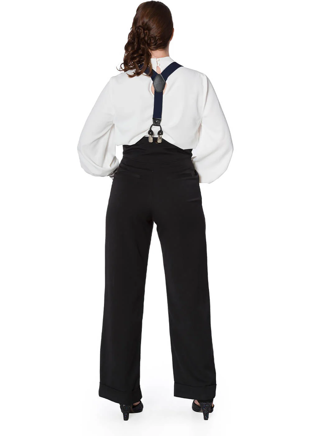 Pantalon Banned Girl Boss Années 40 Noir – Image 3