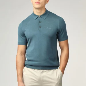 Ben Sherman Signature Polo à Manches Courtes Teal
