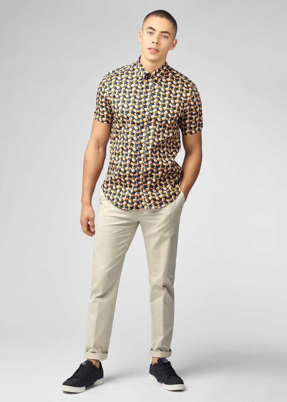 Chemise Bauhaus Midnight de Ben Sherman – Image 4