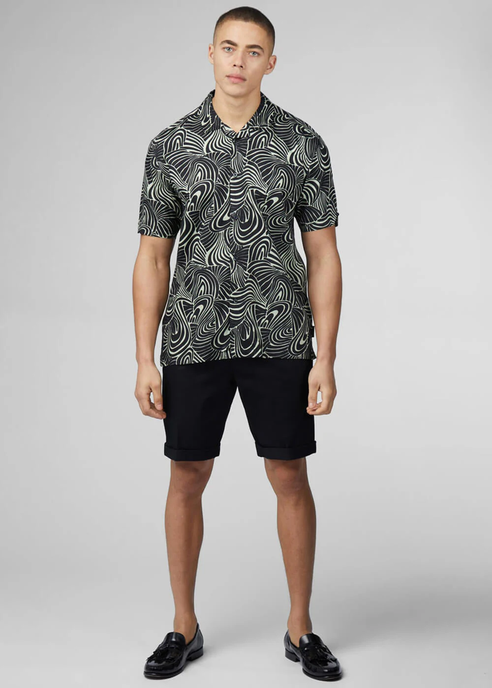 Ben Sherman Chemise Psychédélique Tourbillon Menthe – Image 8