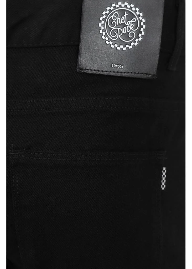 Chet Rock Heren Slim Jim Jeans Zwart – Image 5