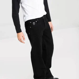 Chet Rock Heren Slim Jim Jeans Zwart