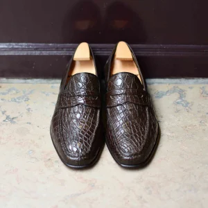 Le penny loafer en crocodile Philippe