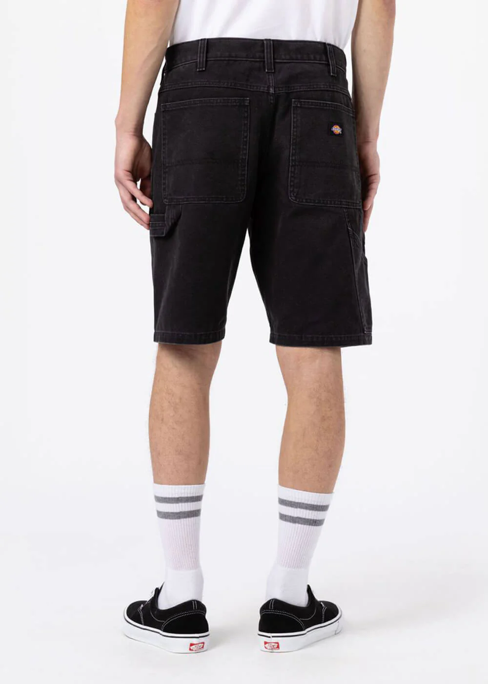 Dickies Heren Duck Canvas Shorts Stonewash Zwart – Image 3