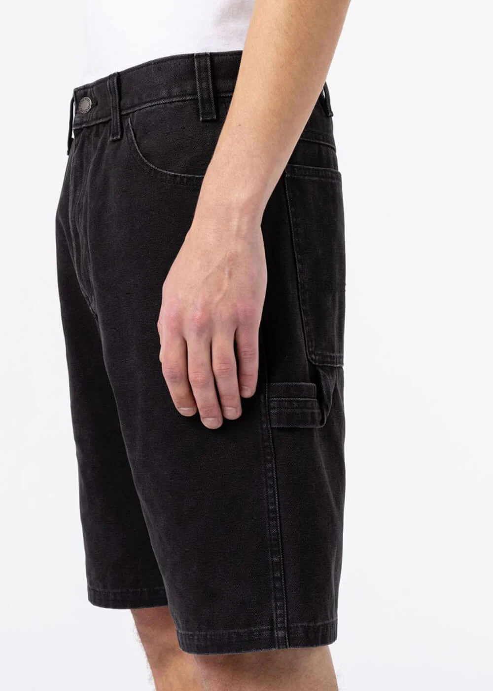 Dickies Heren Duck Canvas Shorts Stonewash Zwart – Image 5