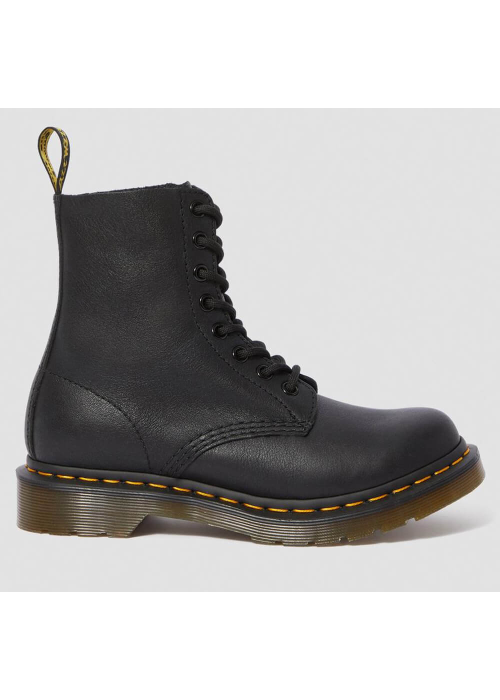 Dr. Martens 1460 Pascal Bottines à Lacets en Cuir Virginia Souple Noires – Image 7