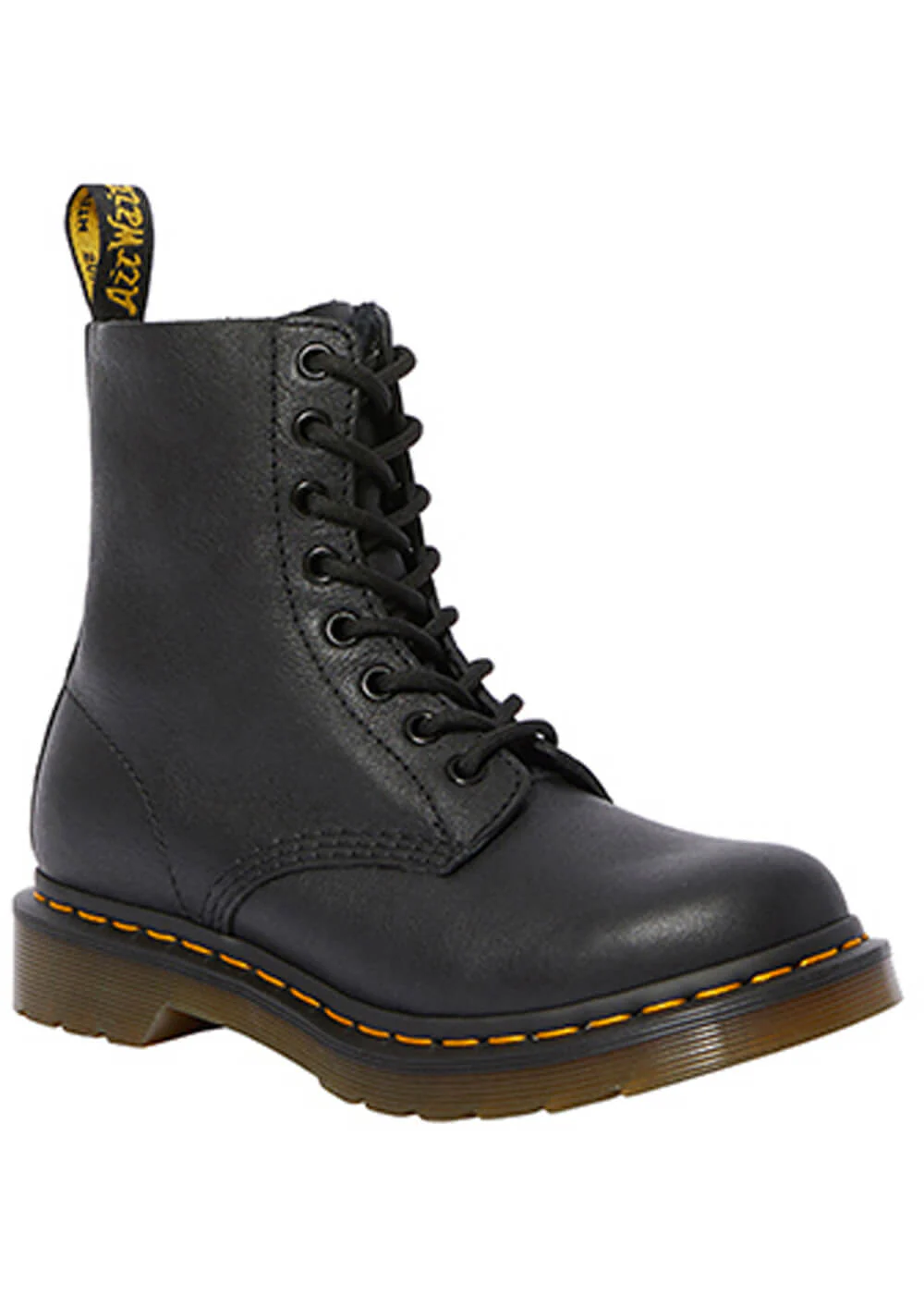 Dr. Martens 1460 Pascal Bottines à Lacets en Cuir Virginia Souple Noires – Image 2