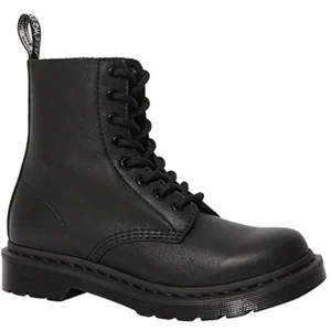 Dr. Martens 1460 Pascal Mono Virginia Bottines à Lacets Cuir Doux Noir