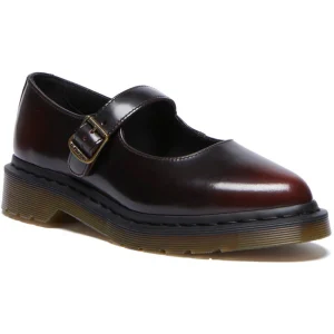Ballerines Dr. Martens Elphie en Cuir Arcadia Rouge Cerise