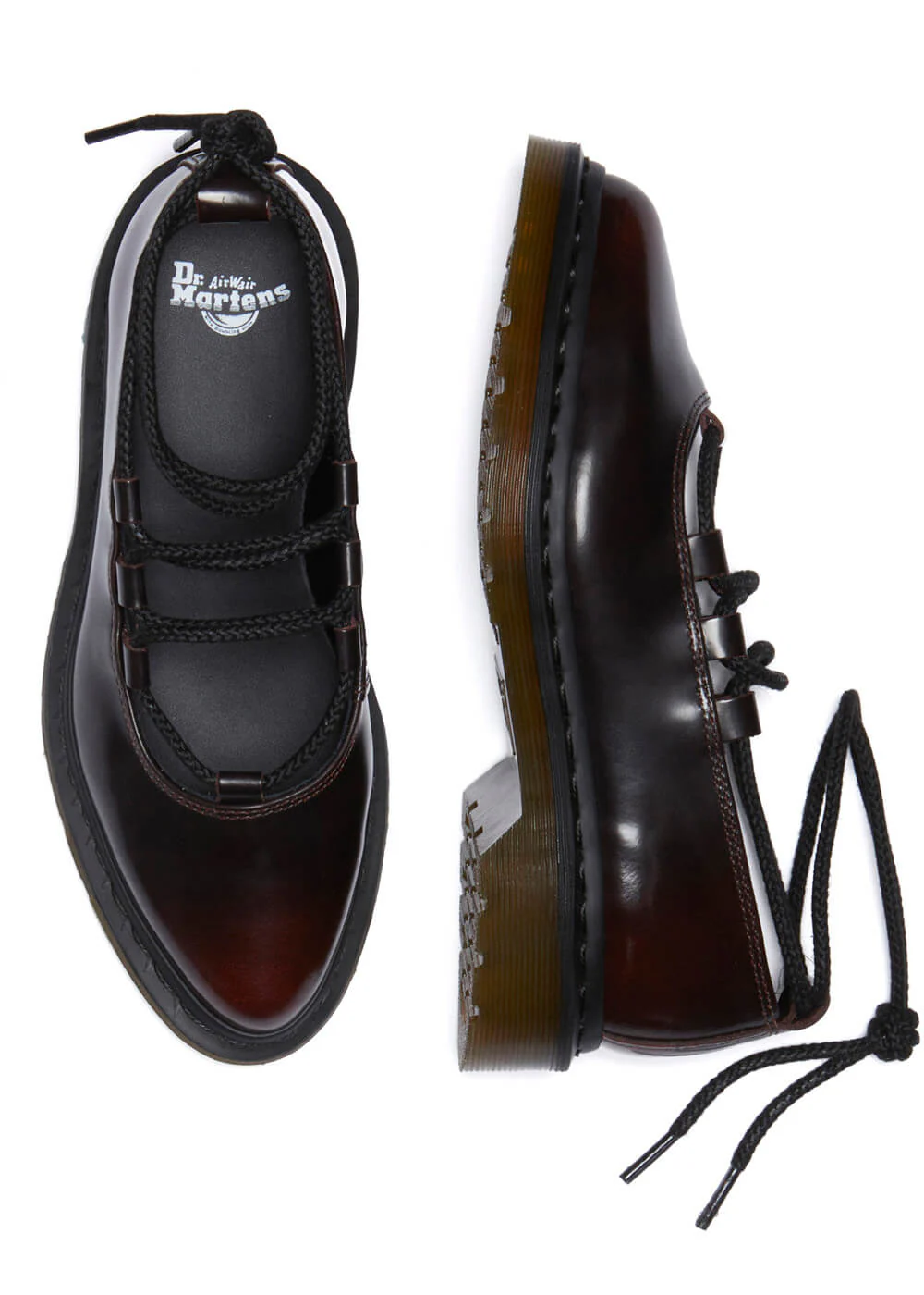 Ballerines Dr. Martens Elphie II en Cuir Arcadia Rouge Cerise – Image 9