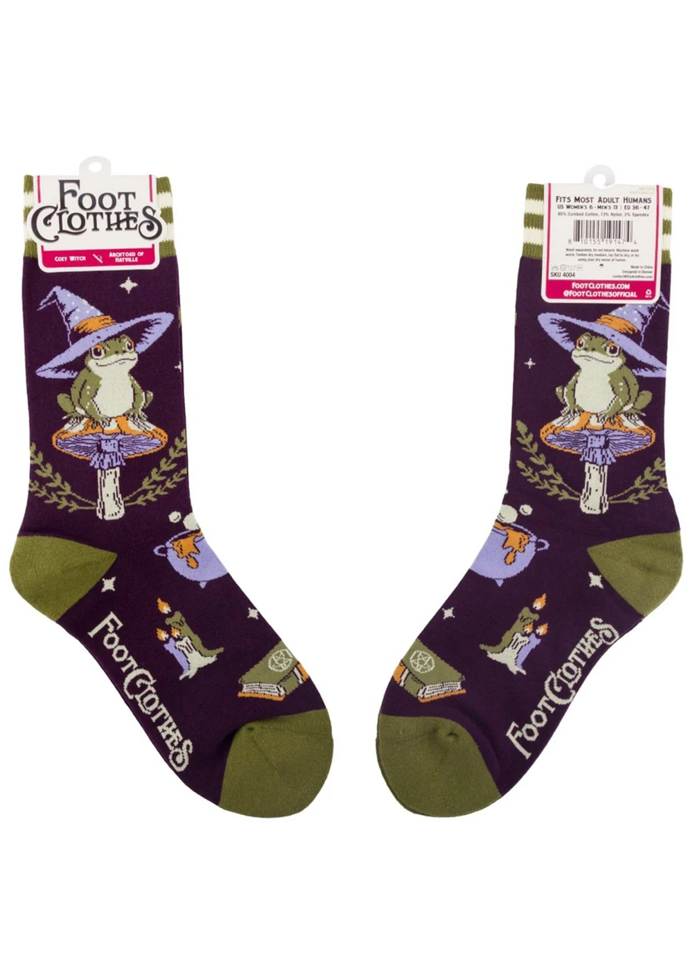 Footclothes Archtoad of Hatville Frog Sokken – Image 4