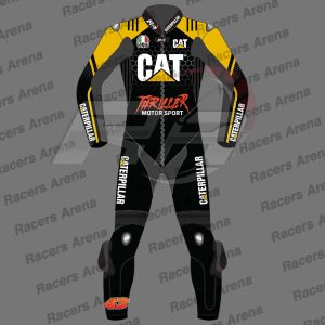 Combinaison de course en cuir pour moto Jack Miller Caterpillar Thriller