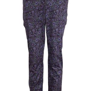 Lords of Harlech Jack Tribune Paisley Chino Broek Plum