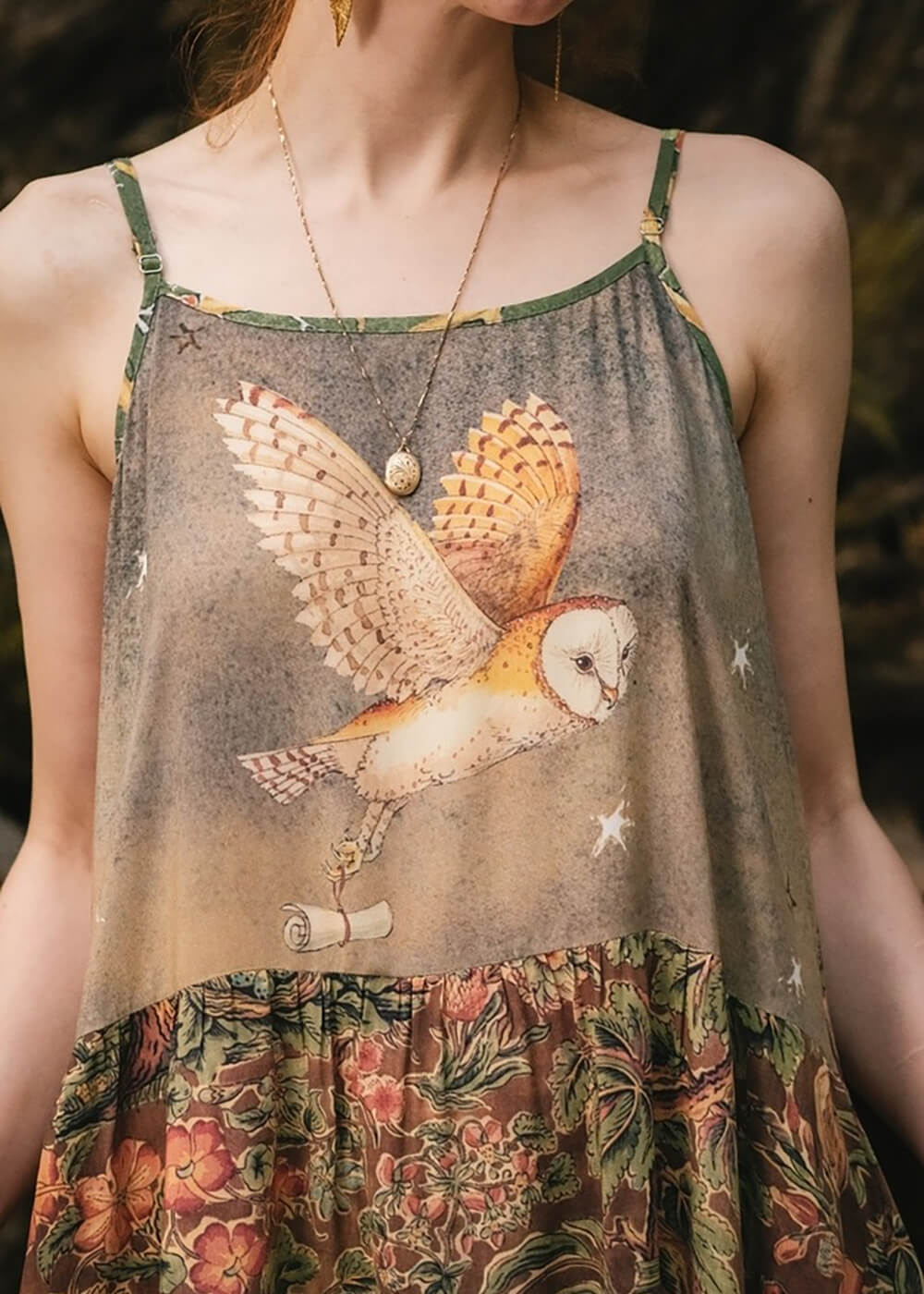 Market of Stars Maxi-robe Sagesse des Bois - Renard & Hibou – Image 7