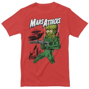 T-shirt Retro Movies Mars Attacks Rouge