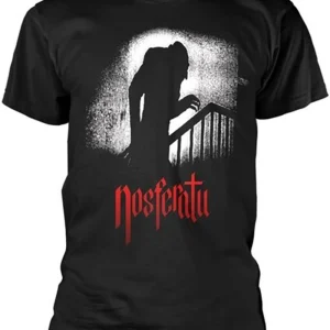 T-shirt Retro Movies Nosferatu Shadow Noir