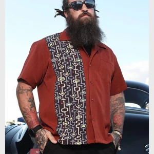 Chemise Bowling Roest Mod Martini de Steady Clothing