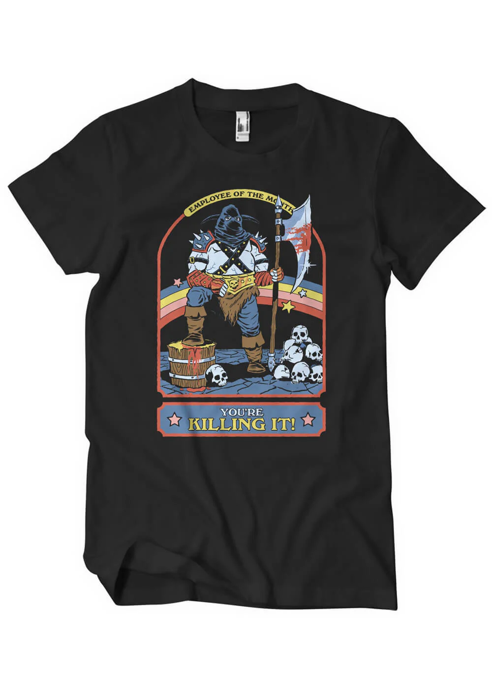 Steven Rhodes You're Killing It T-Shirt Zwart – Image 2