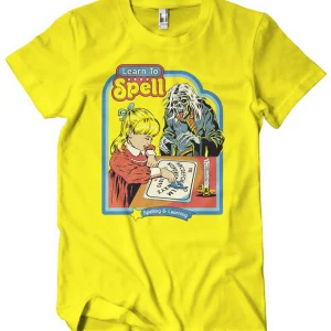 T-shirt Steven Rhodes Apprends à Épeler Jaune