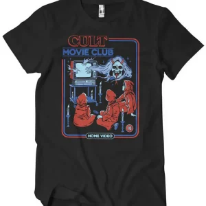 T-Shirt Cult Movie Club de Steven Rhodes Noir